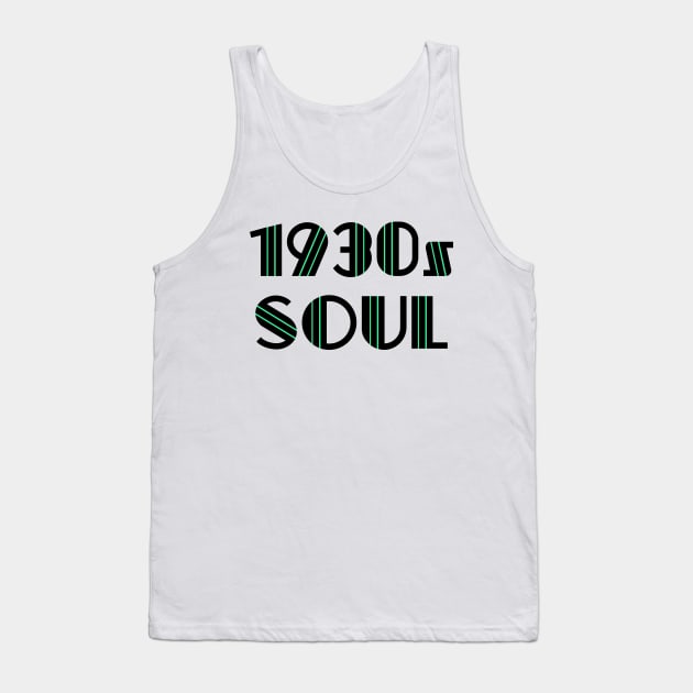 1930s Soul Tank Top by TimespunThreads